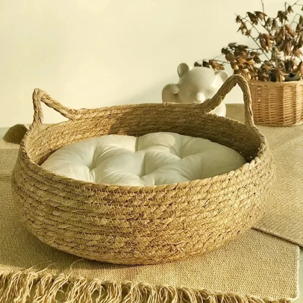 Rattan Cat Bed