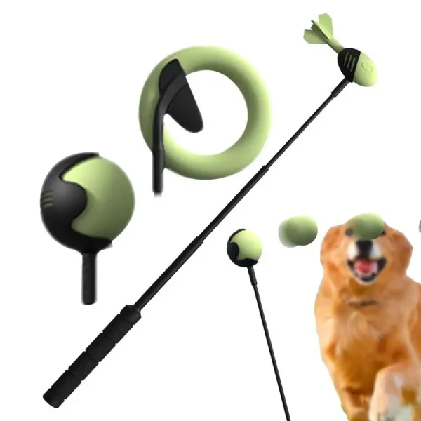 Pet Tennis Launcher Pole