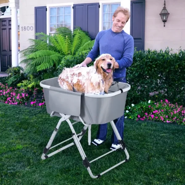 Foldable Pet Dog Bathing Station