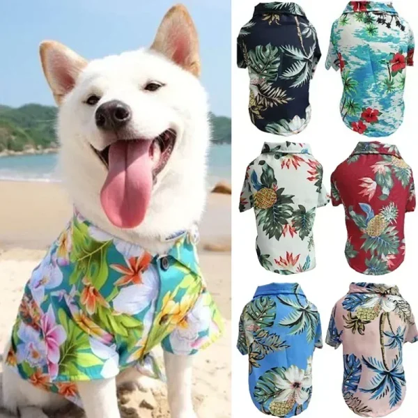 Hawaiian Style Pet Shirts