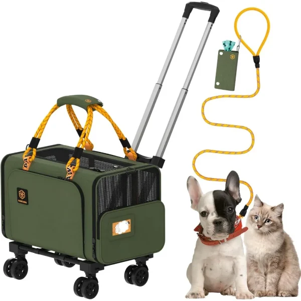 Expandable Pet Carrier with Wheels