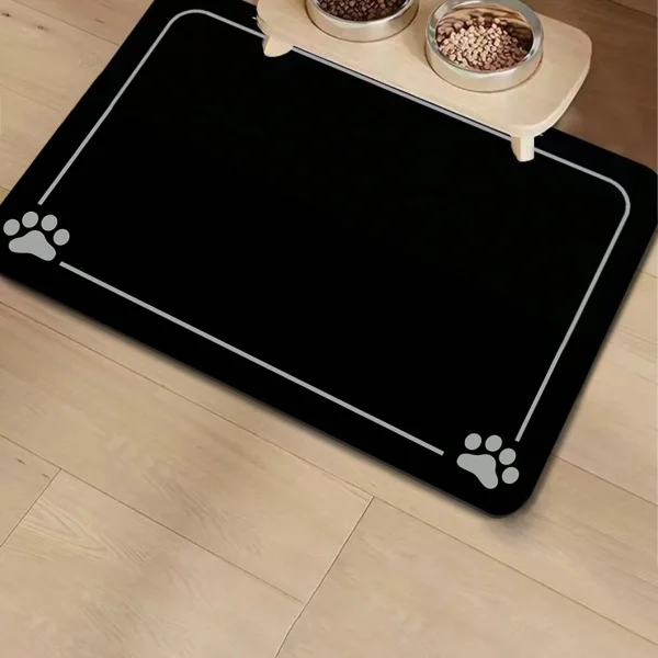 Absorbent Pet Feeding Mat - Non-Slip Quick-Dry